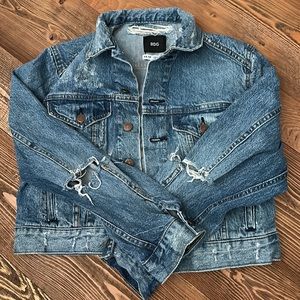 BDG XS Distressed Denim Jacket